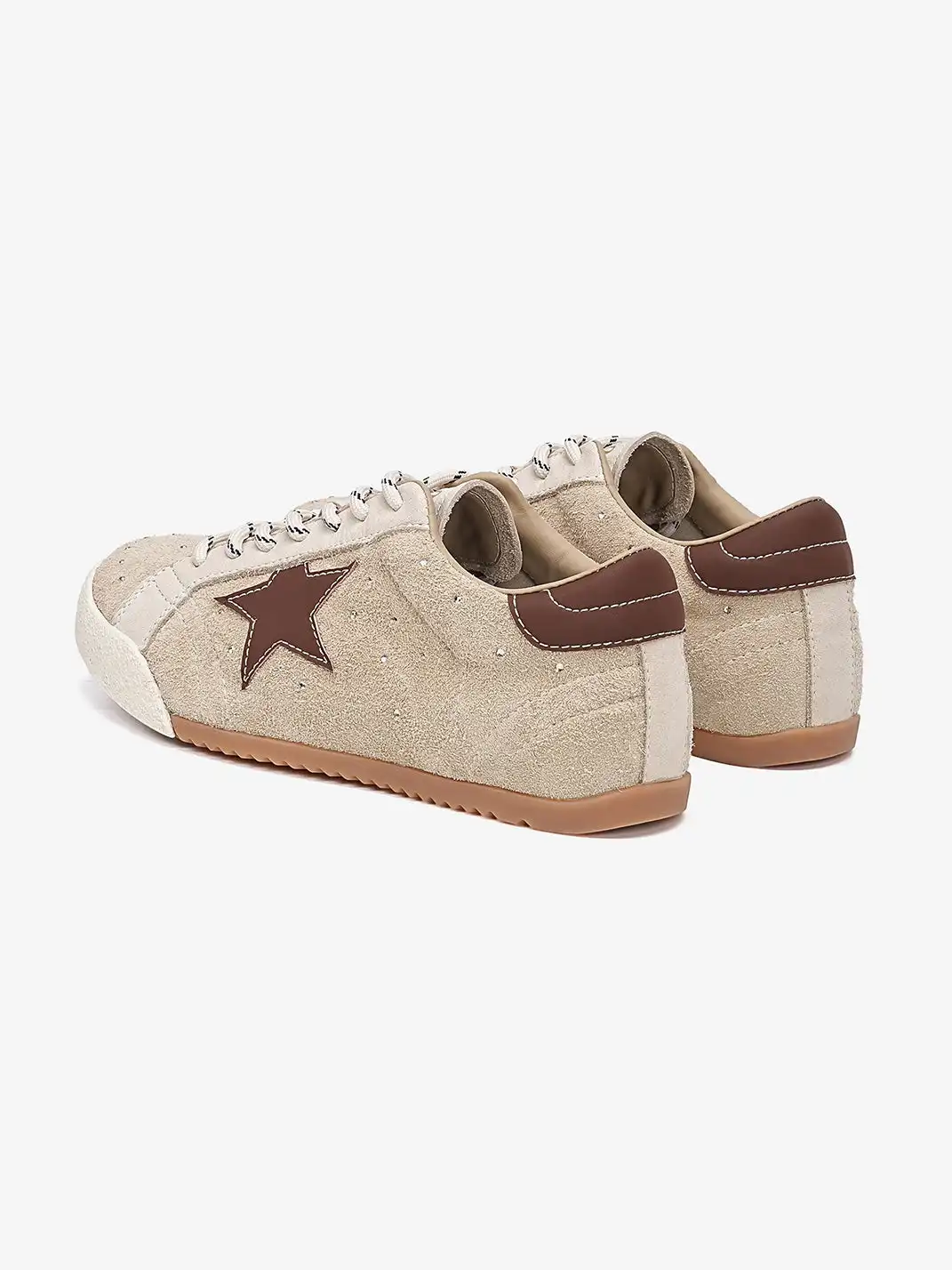 EBLAN | Retro Rhinestone Star Sneakers