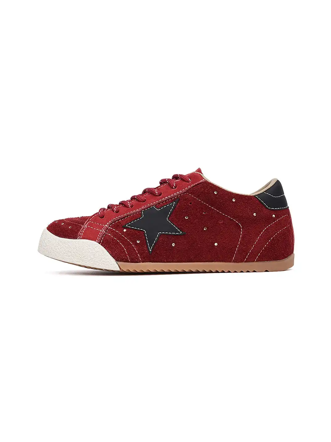 EBLAN | Retro Rhinestone Star Sneakers