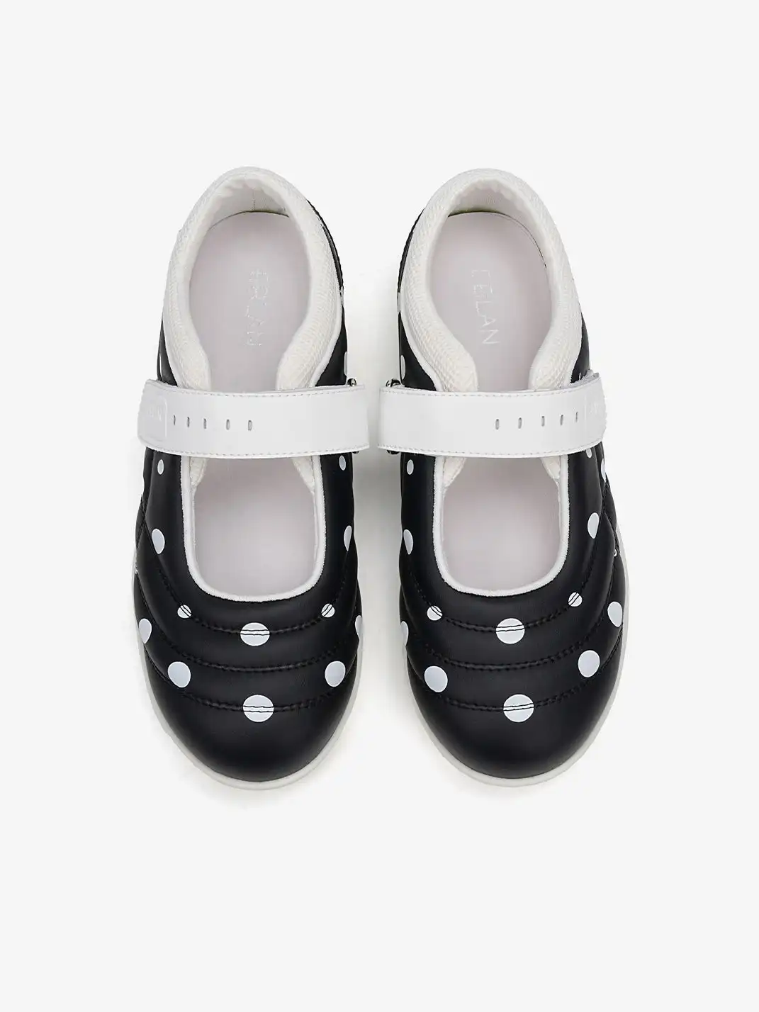 EBLAN | Polka Dot Light Sport Mary Janes