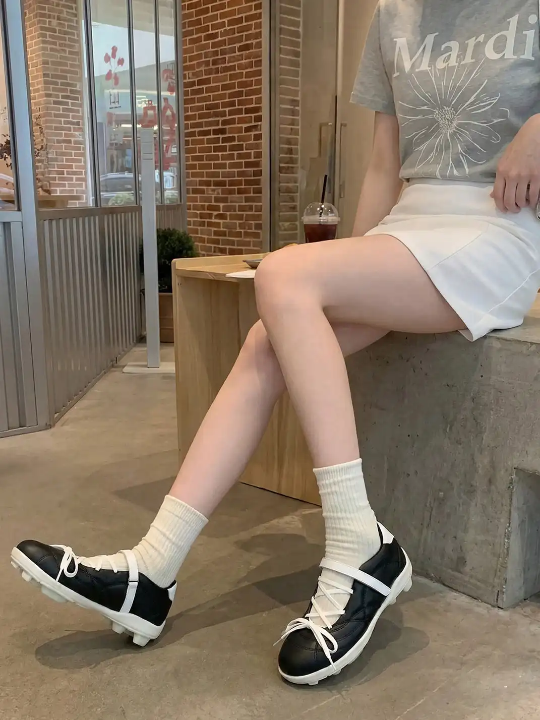 EBLAN | Lace-Up Ballet Shoes