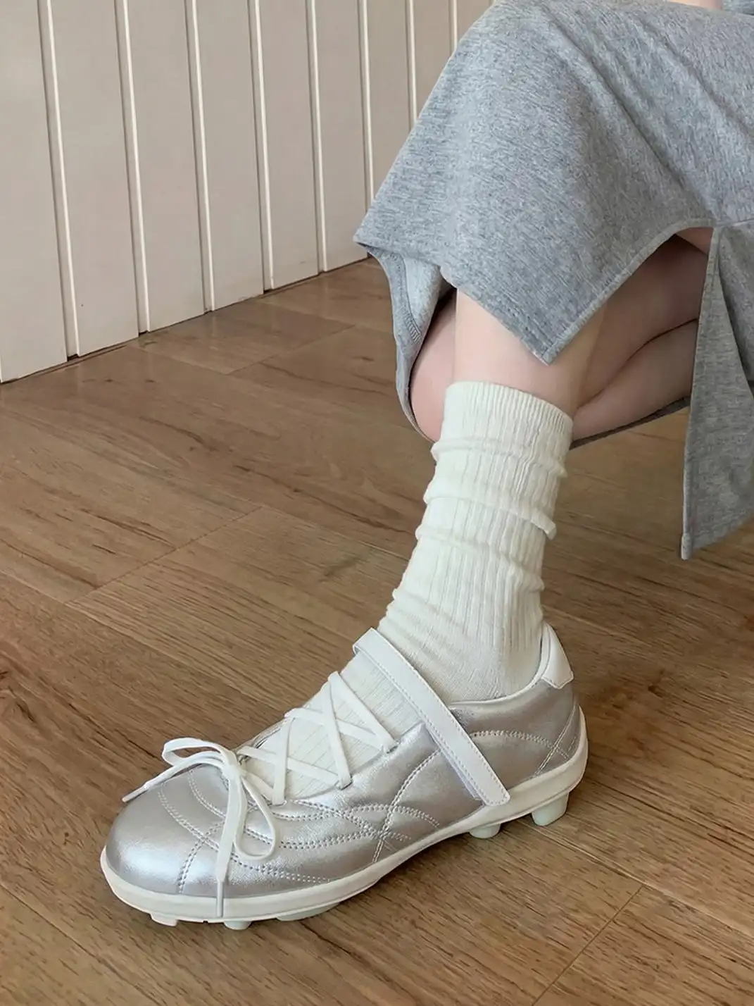 EBLAN | Lace-Up Ballet Shoes