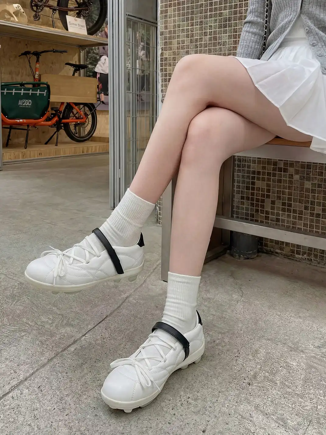 EBLAN | Lace-Up Ballet Shoes