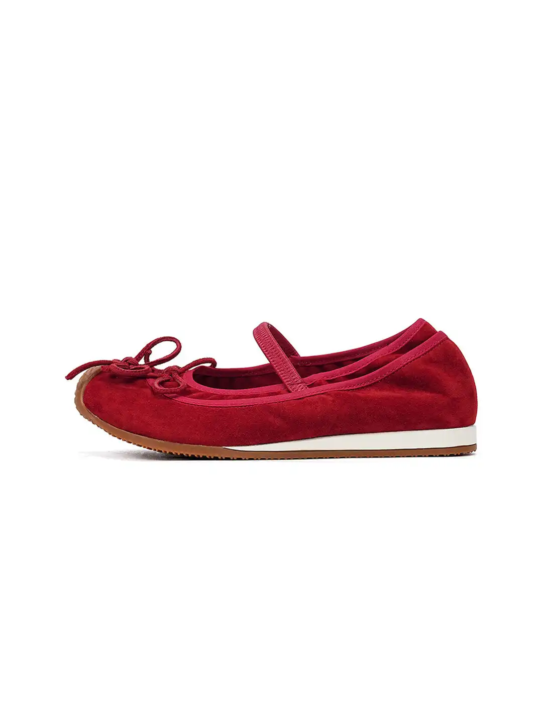 EBLAN | Bow-Adorned Ballet Shoes