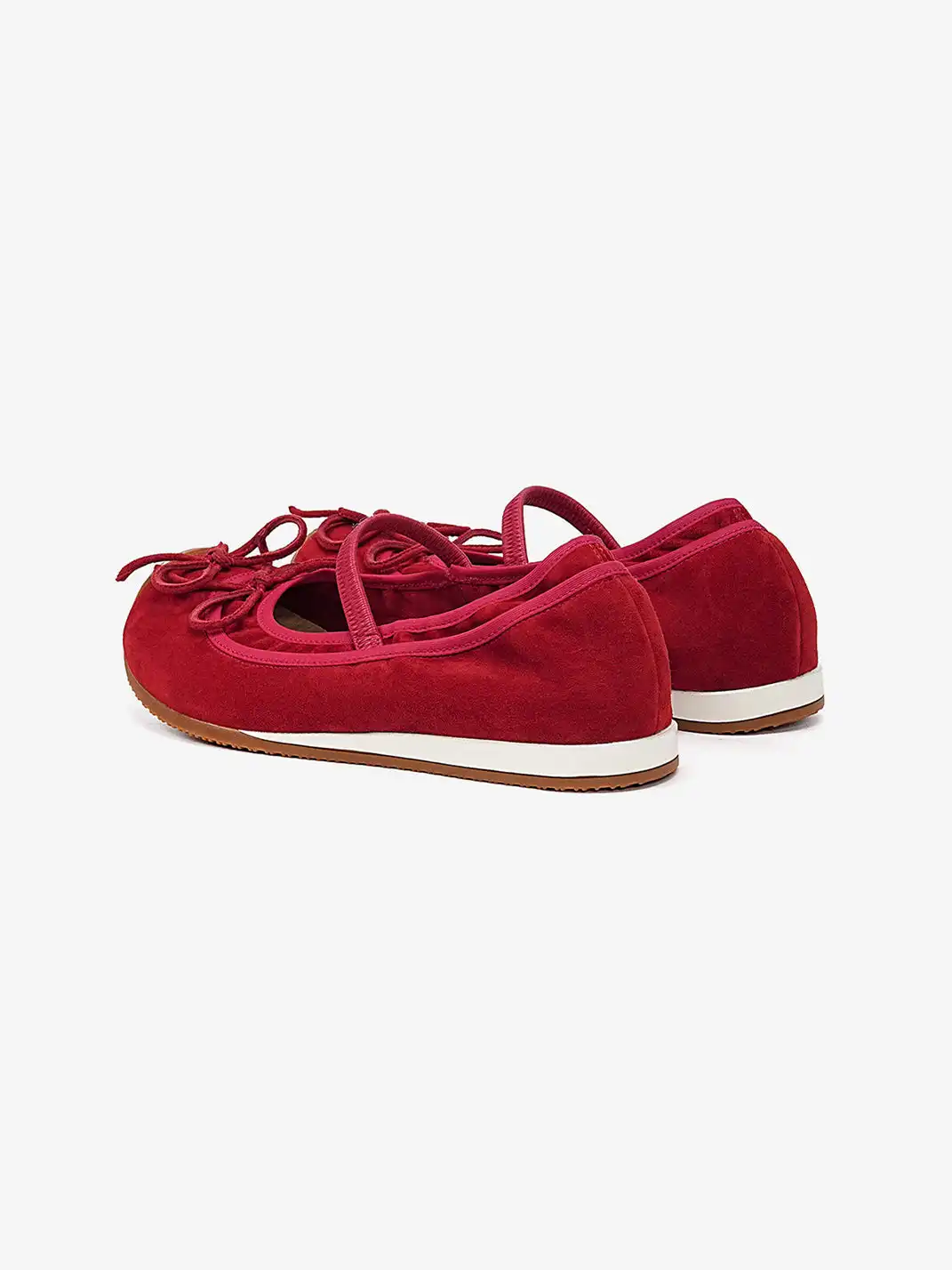EBLAN | Bow-Adorned Ballet Shoes