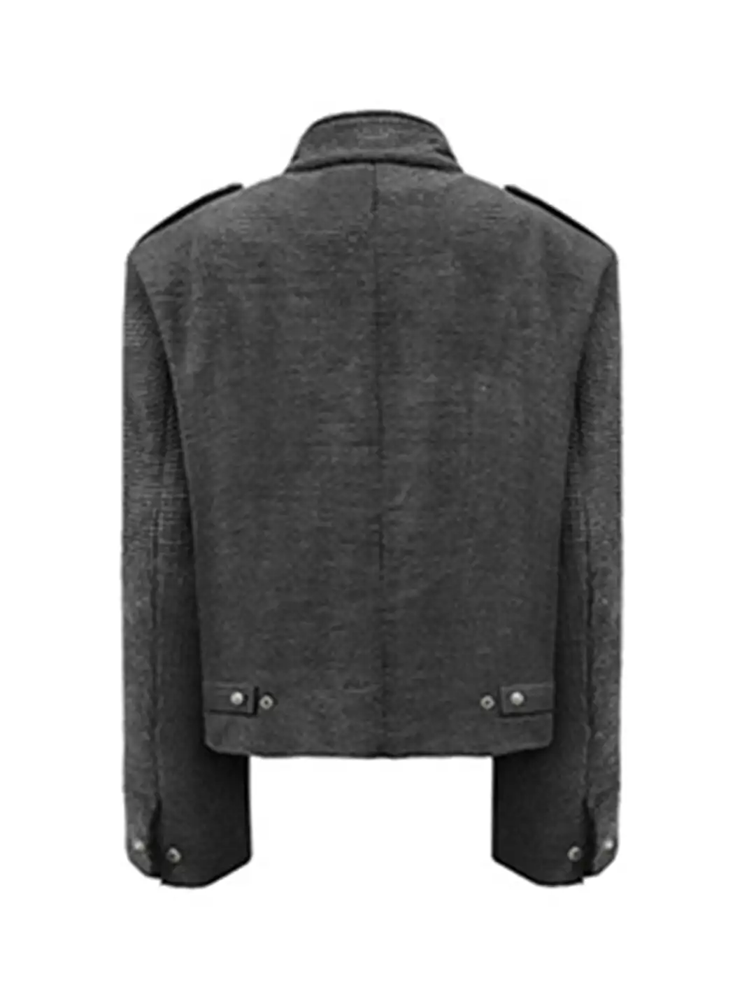 WANNA LAB | Houndstooth Fencing Jacket With Lobster Button