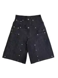 WANNA LAB | Double-Waisted Studded Pants