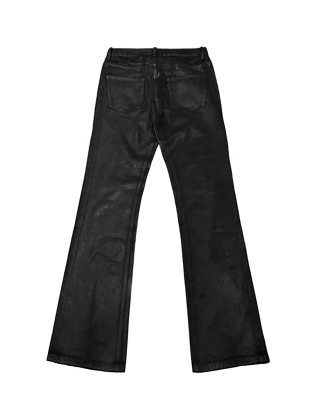 WANNA LAB | Waxed Flared Straight-Leg Coated Jeans