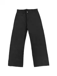 WANNA LAB | Embroidered Raw Denim Jeans