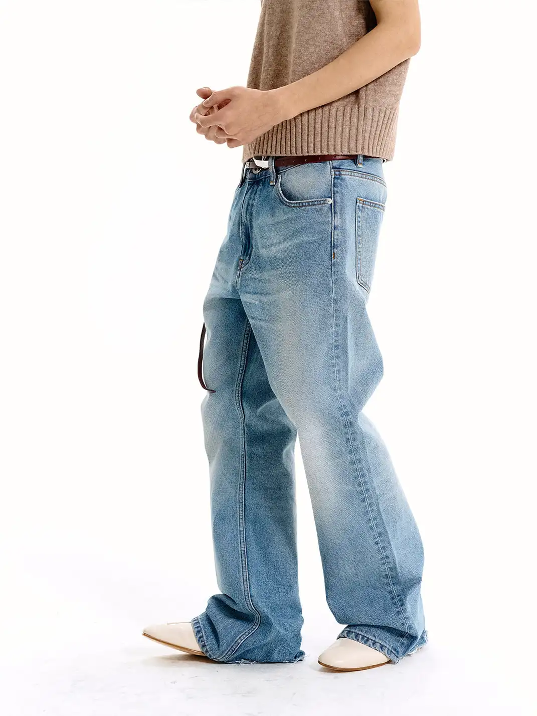 WANNA LAB | Cat Whisker Jeans