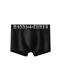 WANNA LAB | "Want Power" Flat-Chested Ice Silk Panties