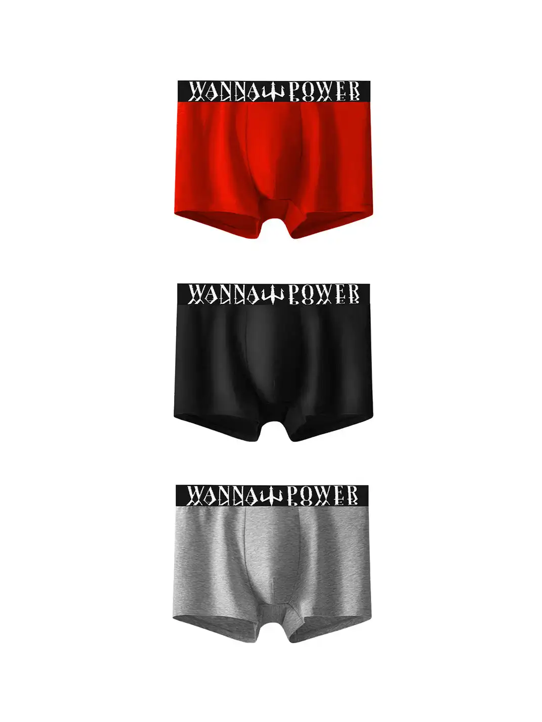 WANNA LAB | "Want Power" Flat-Chested Ice Silk Panties