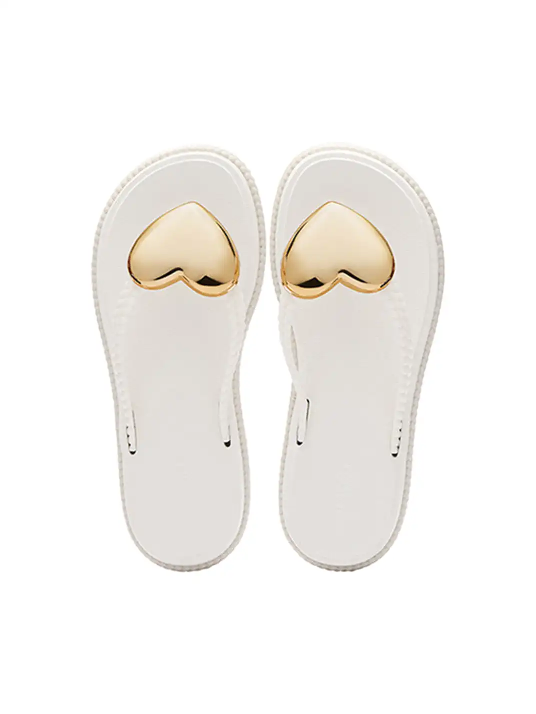 COOLCHAP | Heart-Shaped Platform Flip-Flops