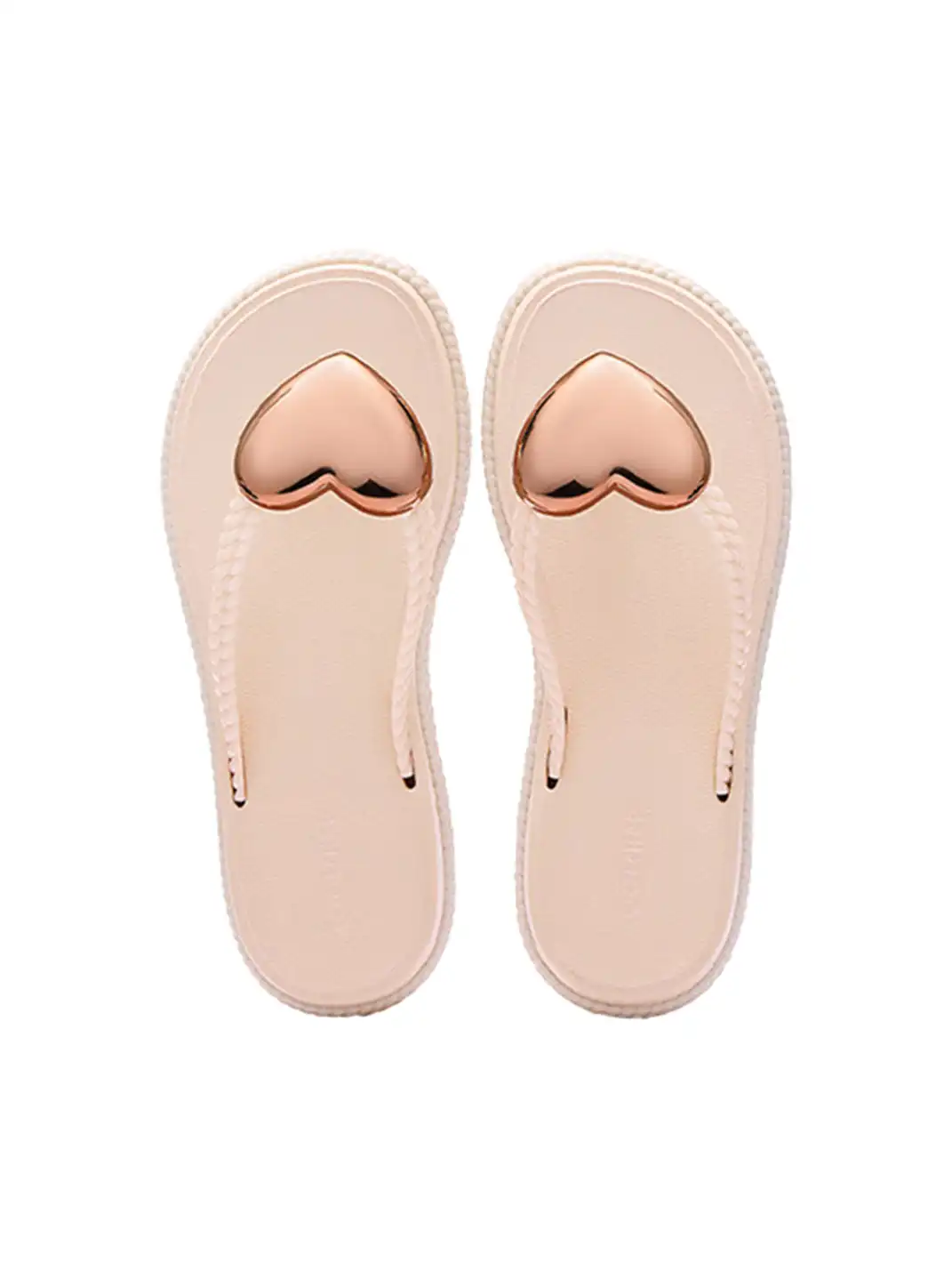 COOLCHAP | Heart-Shaped Platform Flip-Flops