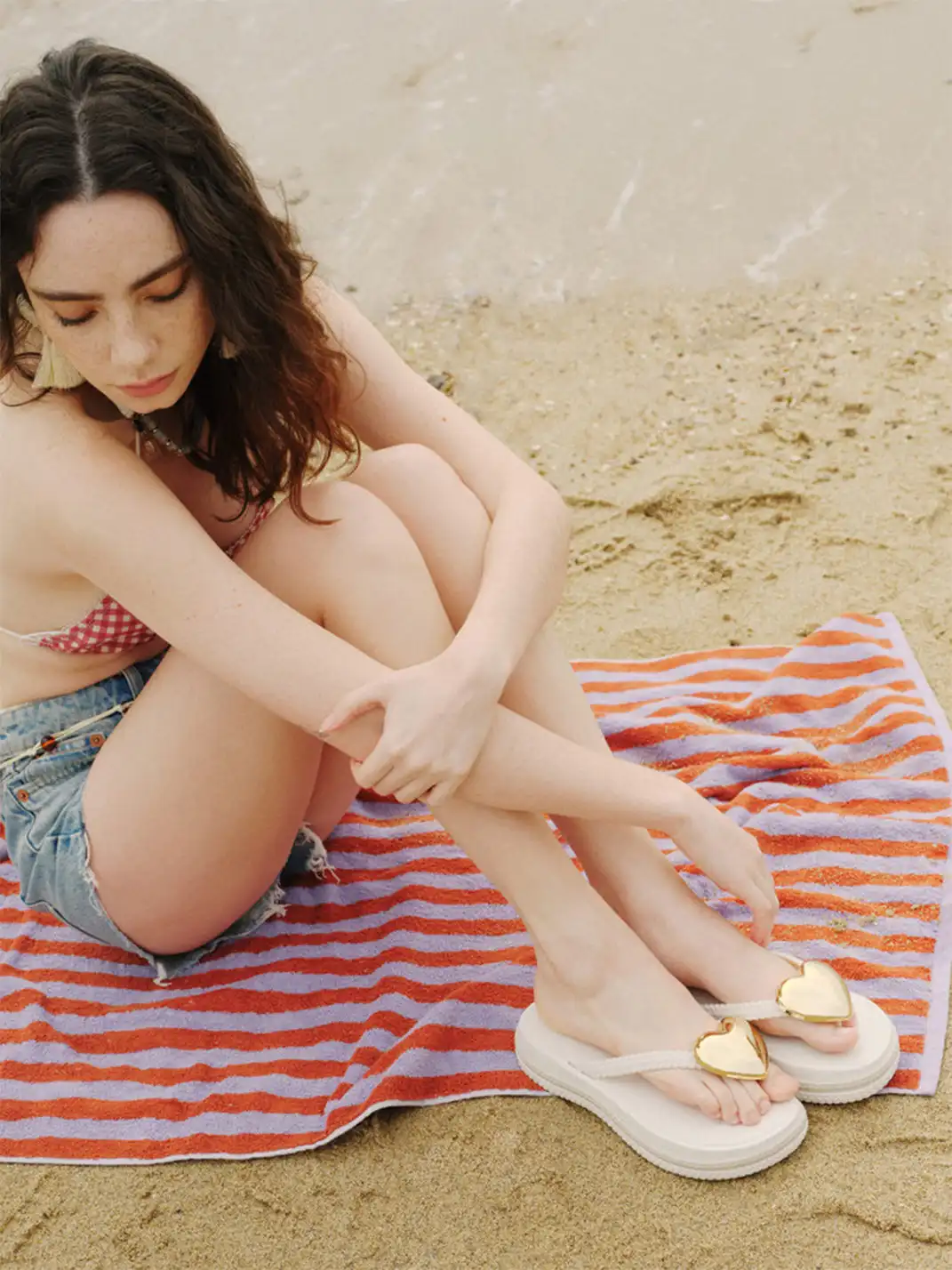 COOLCHAP | Heart-Shaped Platform Flip-Flops