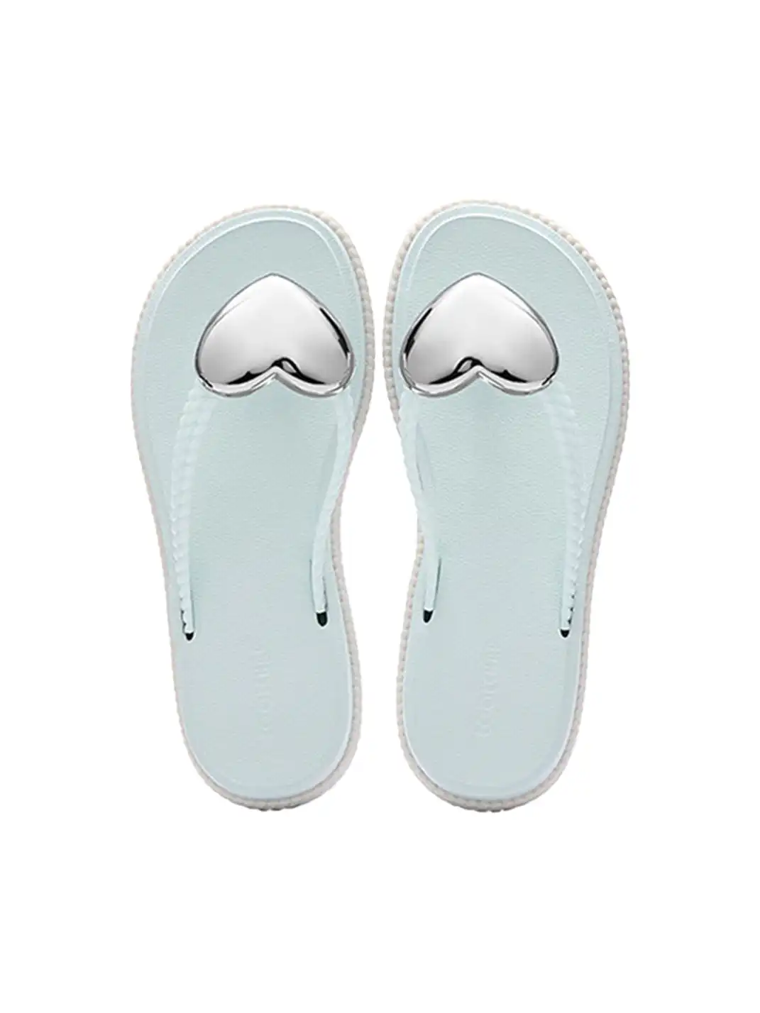 COOLCHAP | Heart-Shaped Platform Flip-Flops