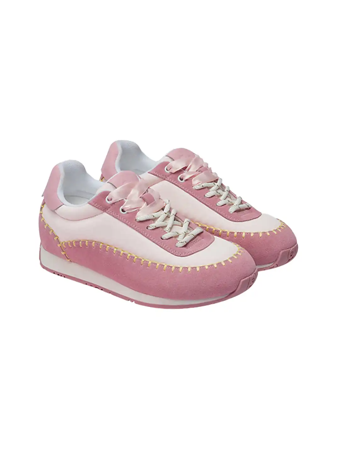 COOLCHAP | Contrast Stitching Platform Sneakers