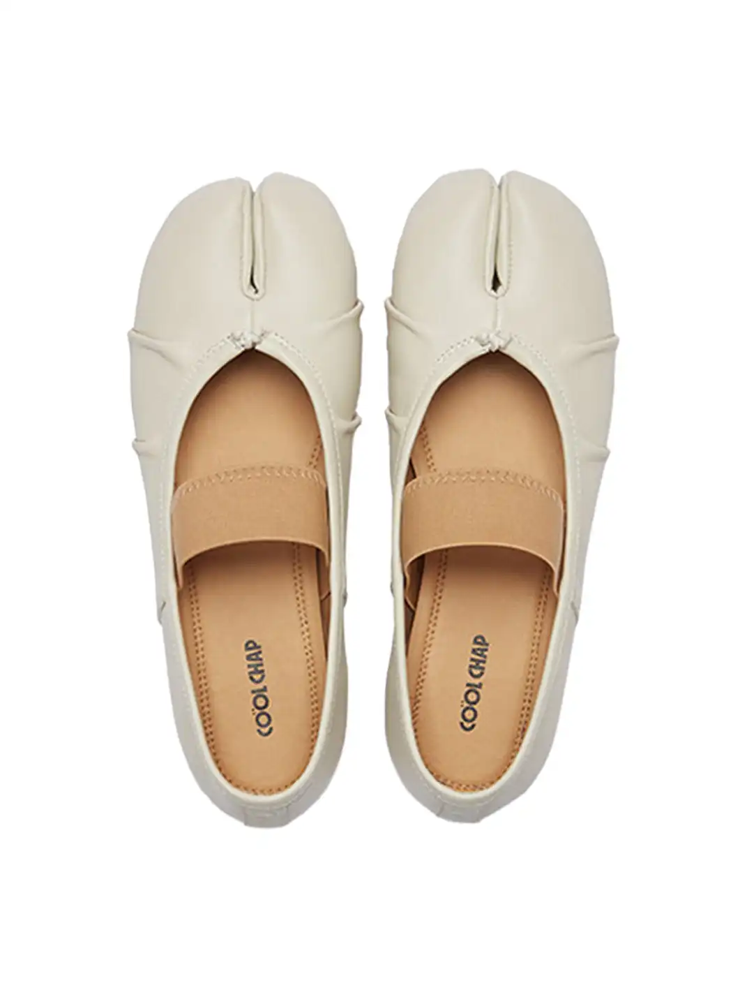 COOLCHAP | One-Strap Split-Toe Ballet Flats