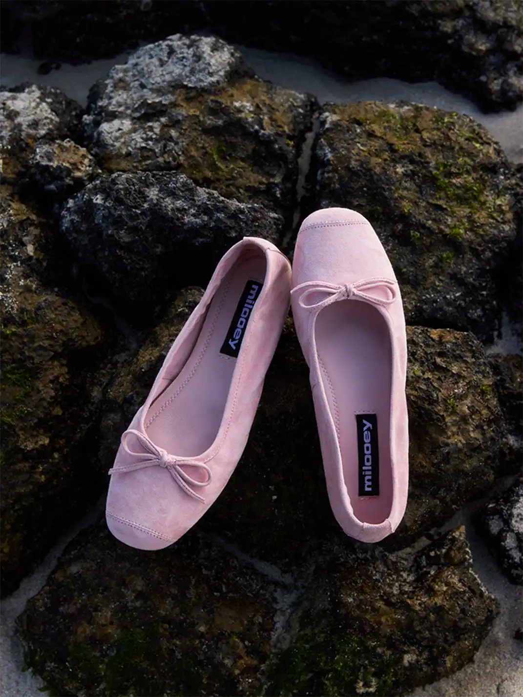 MILU | Flat Ballet Flats With Bows