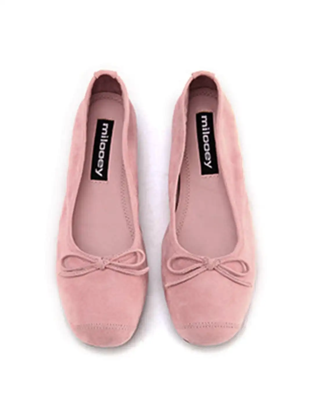 MILU | Flat Ballet Flats With Bows
