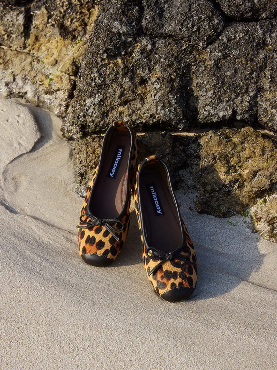 MILU | Flat Ballet Flats With Bows
