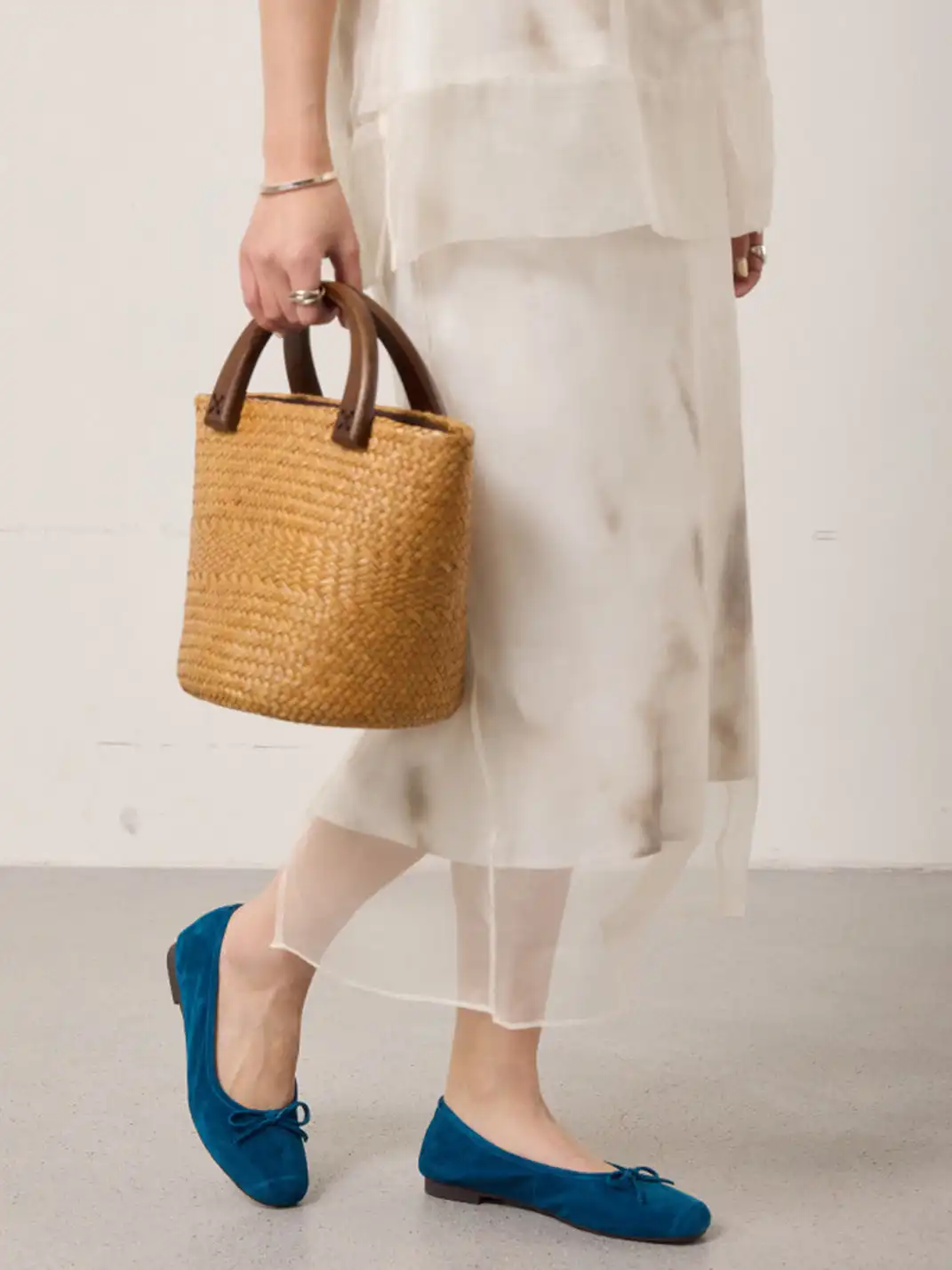 MILU | Flat Ballet Flats With Bows