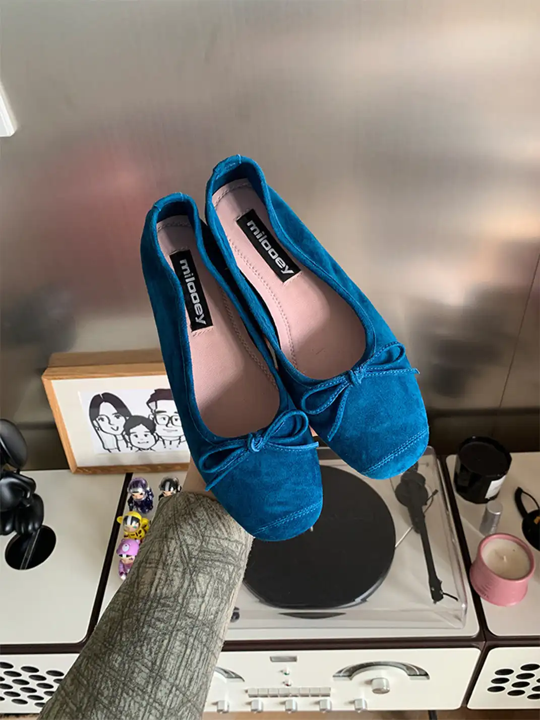 MILU | Flat Ballet Flats With Bows