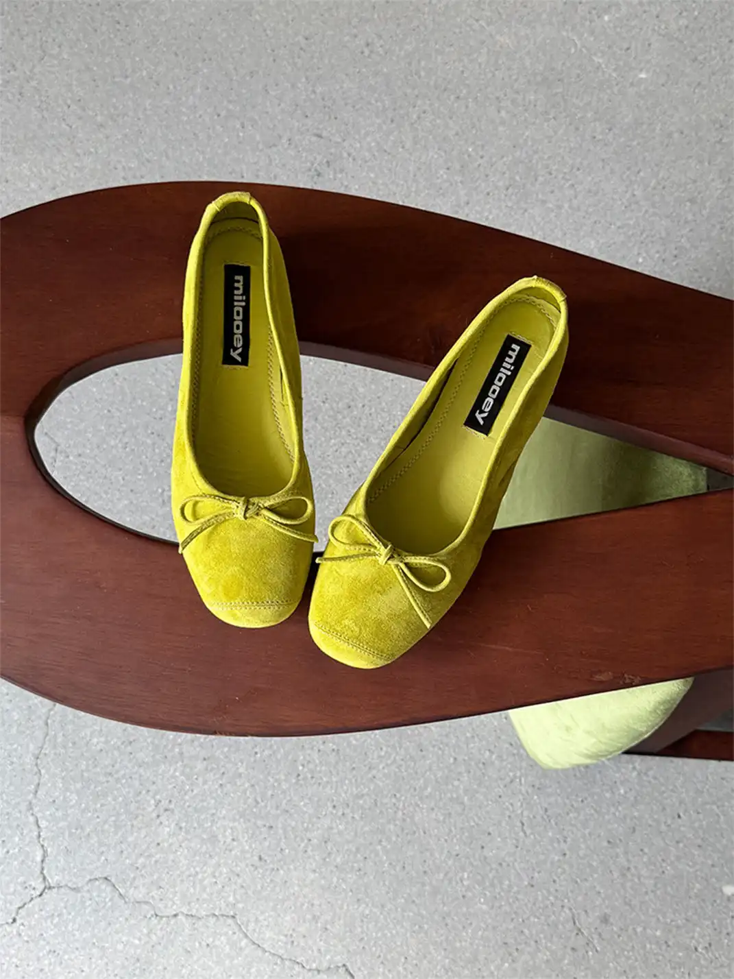 MILU | Flat Ballet Flats With Bows
