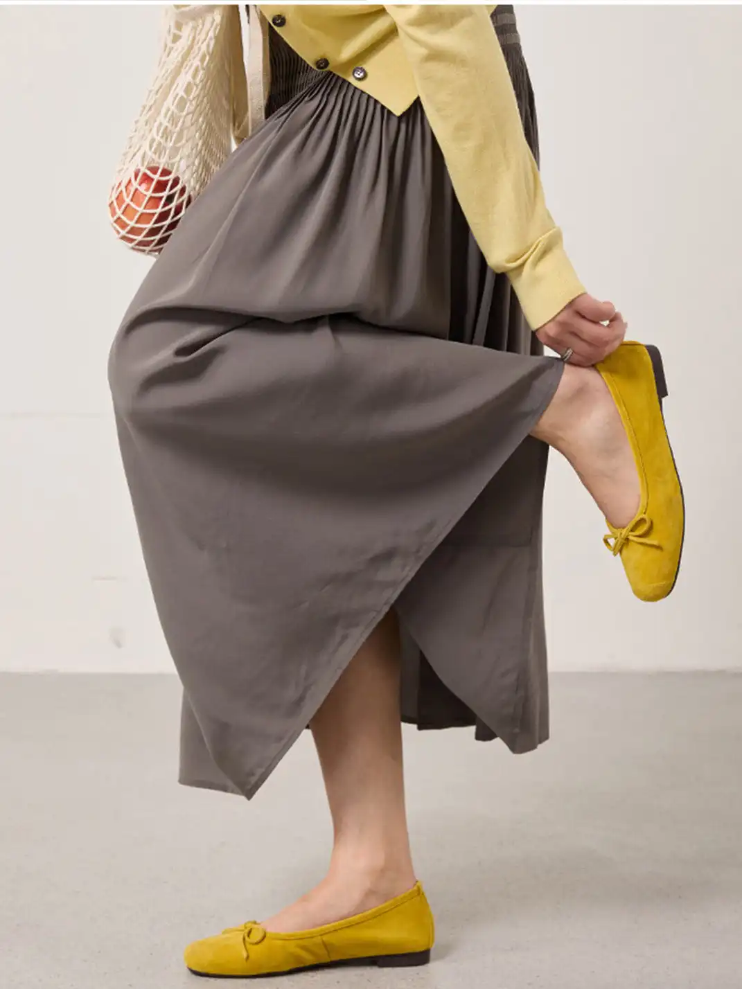 MILU | Flat Ballet Flats With Bows