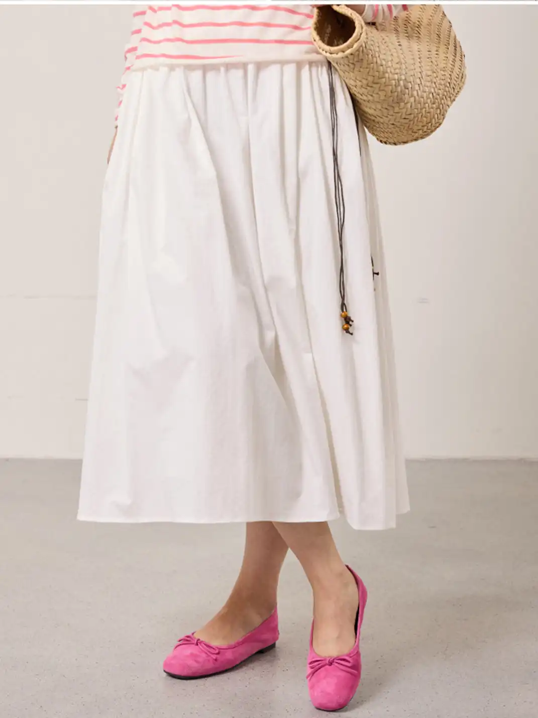 MILU | Flat Ballet Flats With Bows