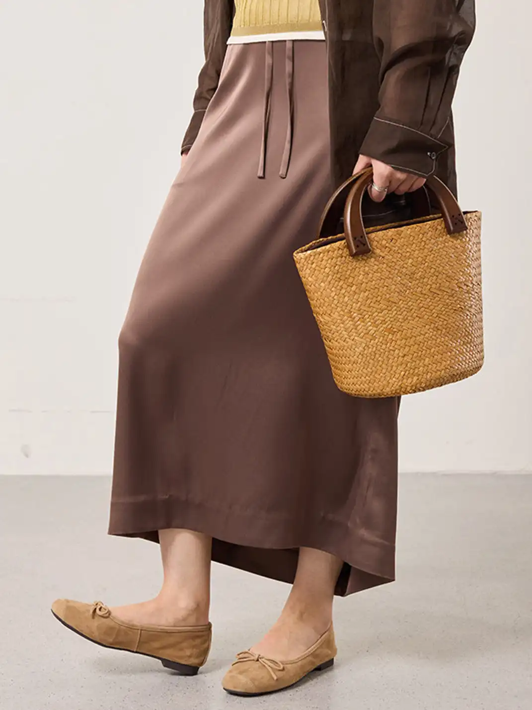 MILU | Flat Ballet Flats With Bows