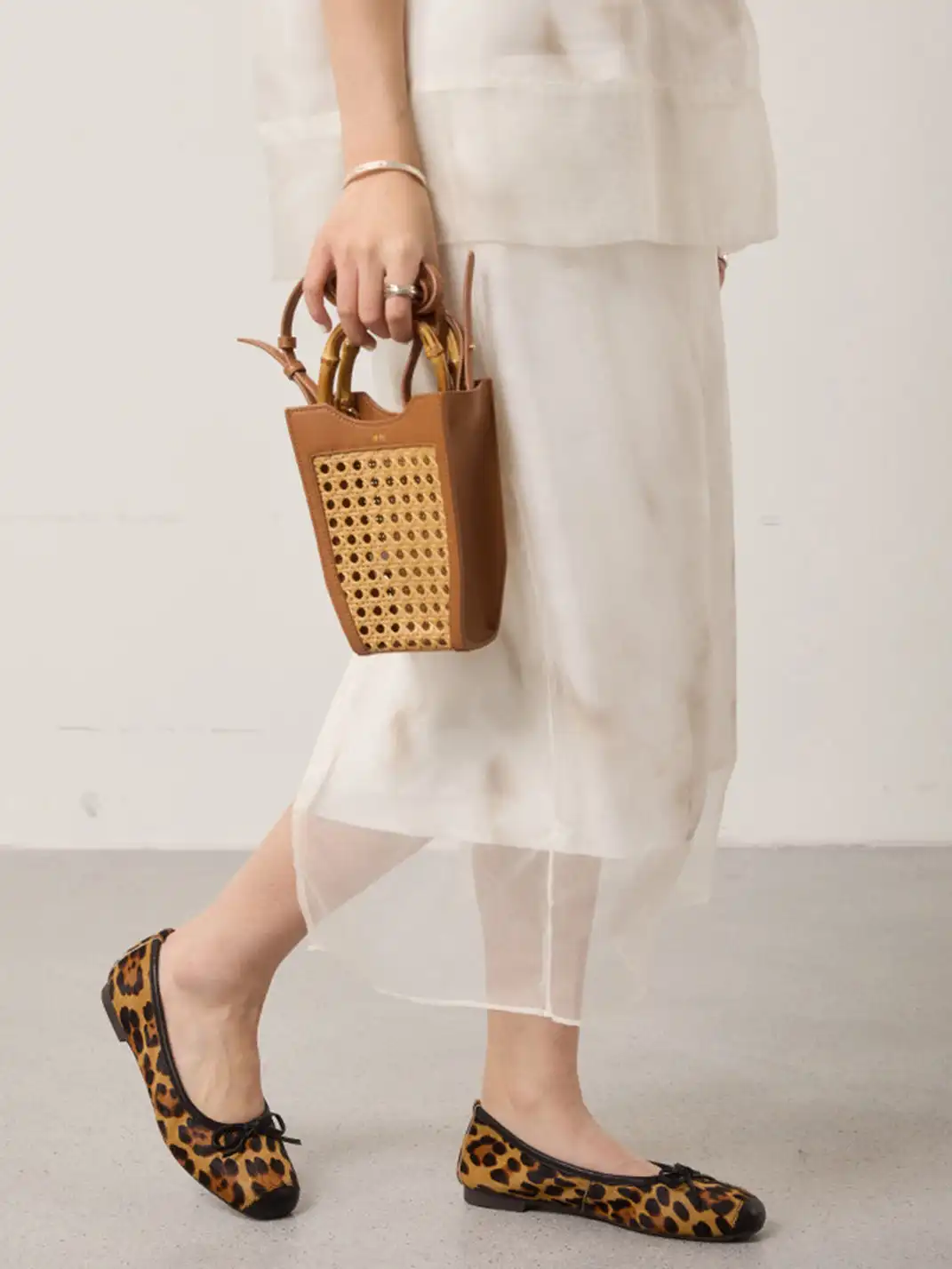 MILU | Flat Ballet Flats With Bows