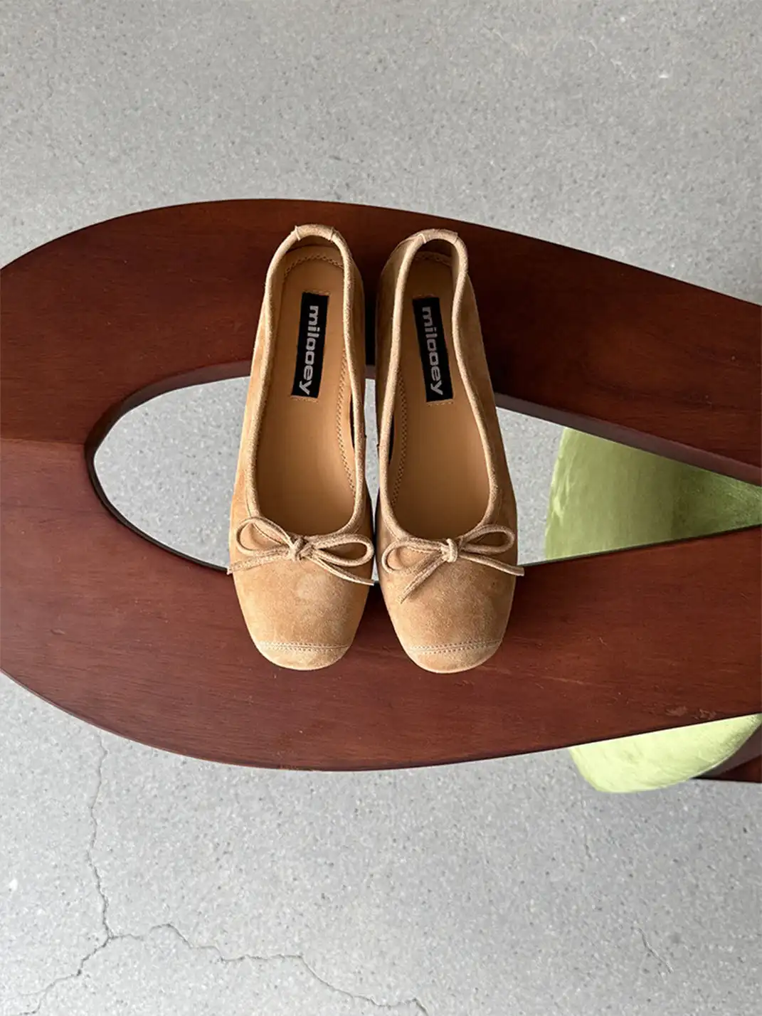 MILU | Flat Ballet Flats With Bows