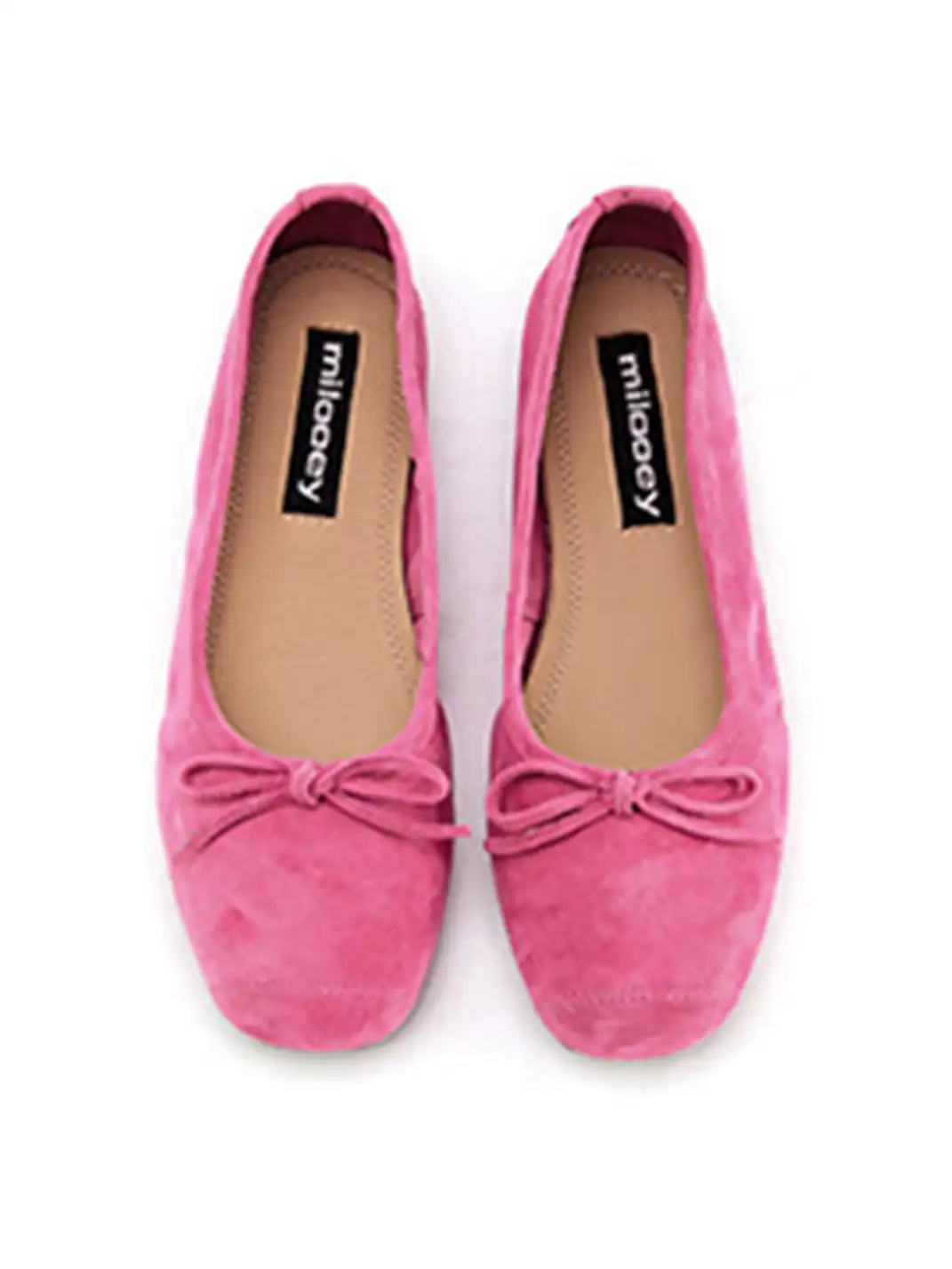 MILU | Flat Ballet Flats With Bows