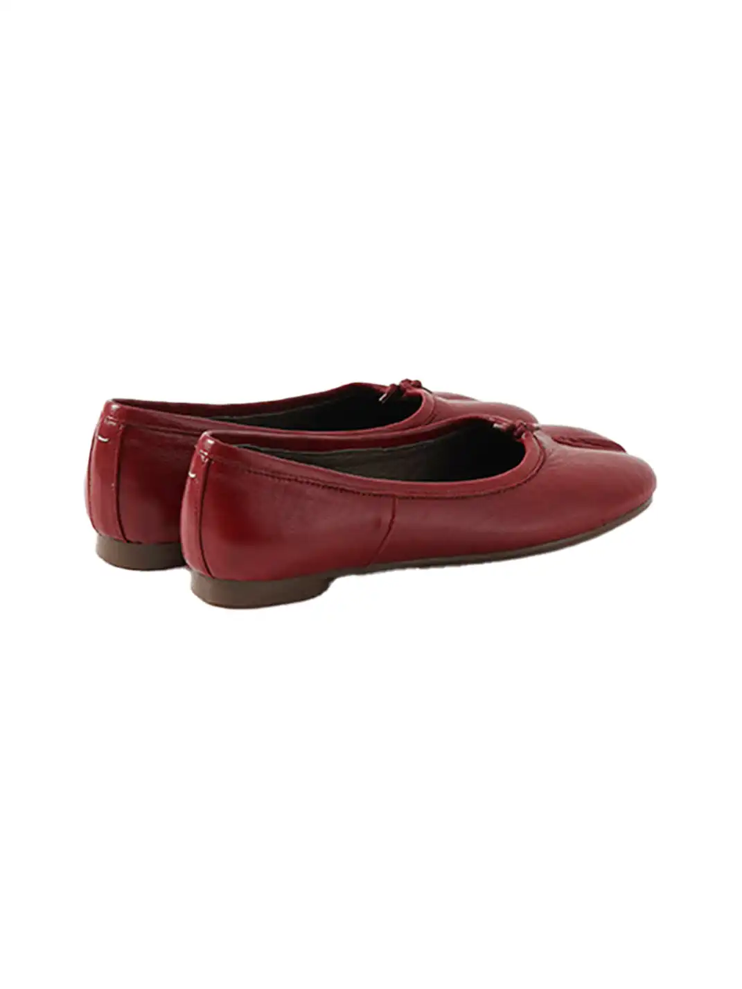 MILU | Genuine Leather Soft-Soled Split-Toe Flats