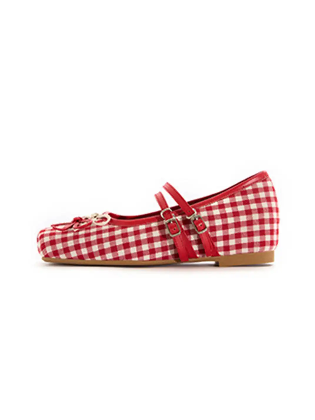 MILU | Square-toe Mary Jane Shoes with Bow