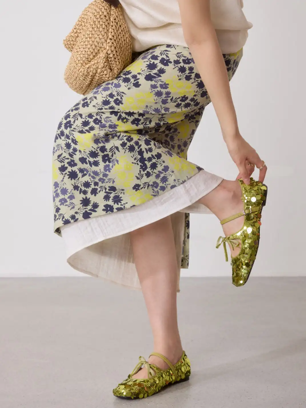 MILU | Flat Double-Strap Ballet Shoes