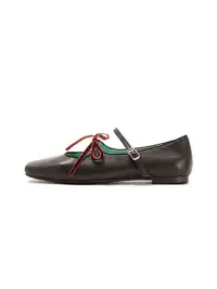 MILU | Flat Double-Strap Ballet Shoes