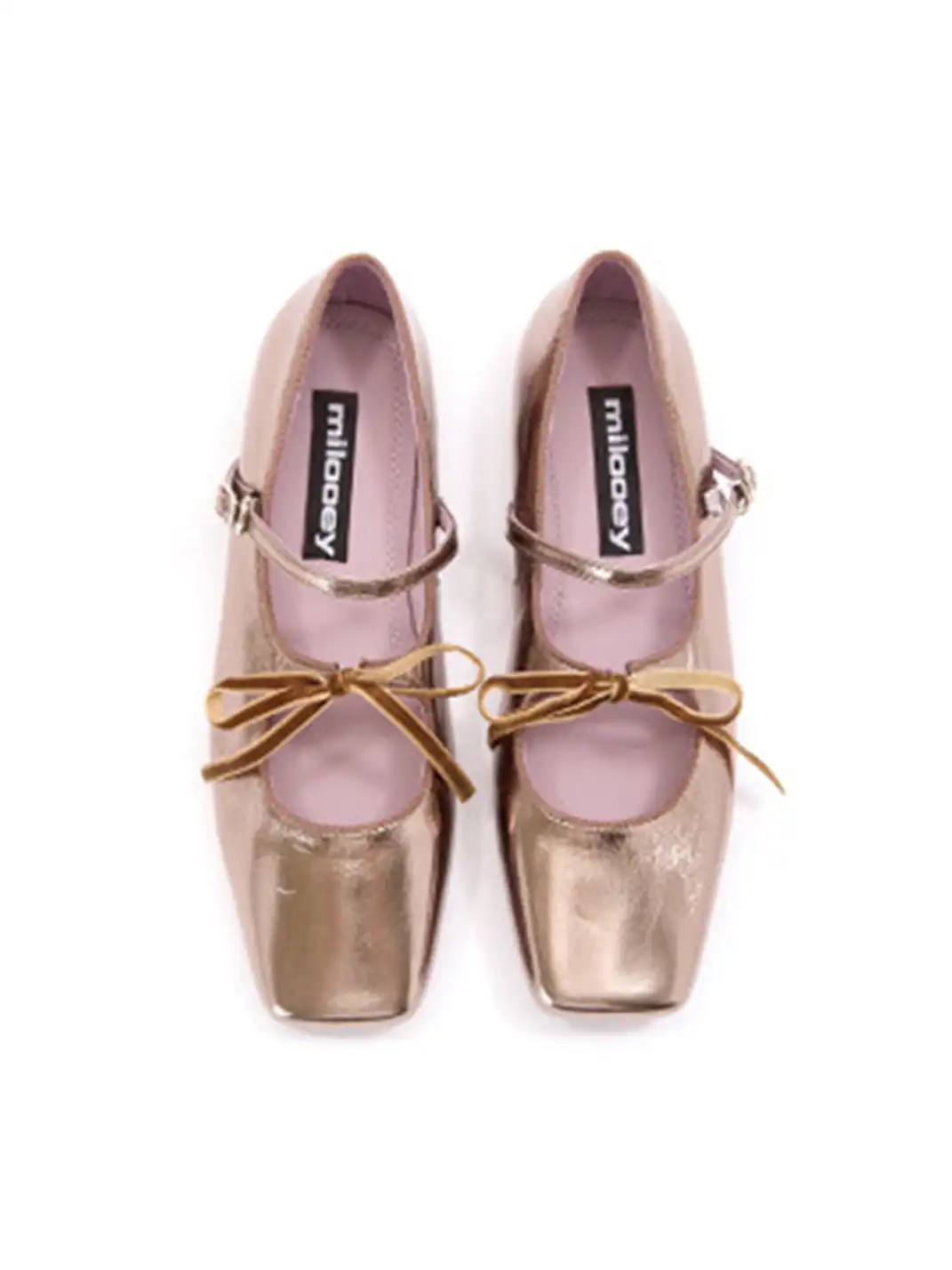 MILU | Flat Double-Strap Ballet Shoes
