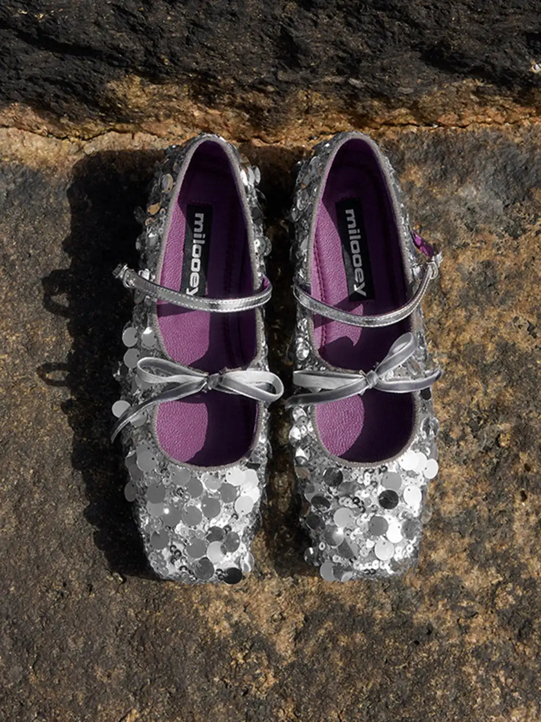 MILU | Flat Double-Strap Ballet Shoes