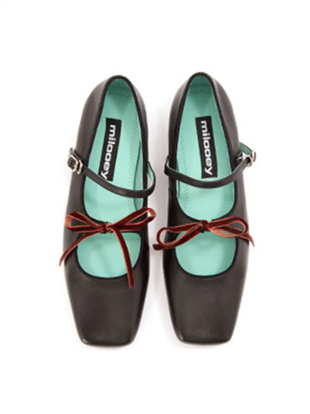 MILU | Flat Double-Strap Ballet Shoes