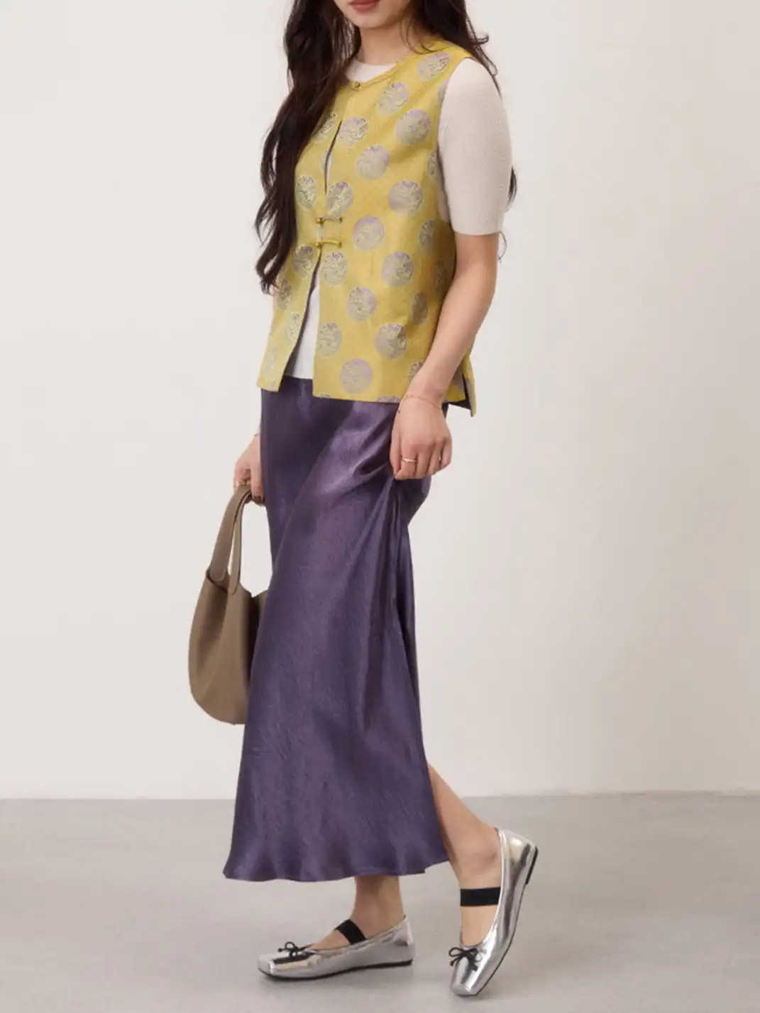 MILU | Bow-Tie Square-Toe Low-Cut Flat Shoes