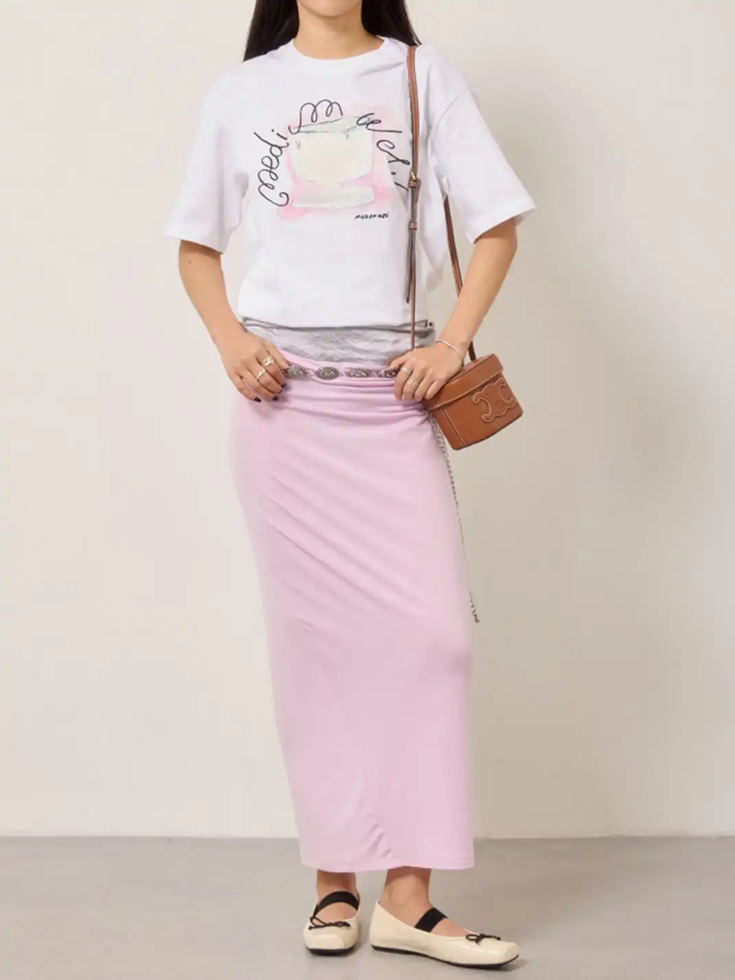 MILU | Bow-Tie Square-Toe Low-Cut Flat Shoes