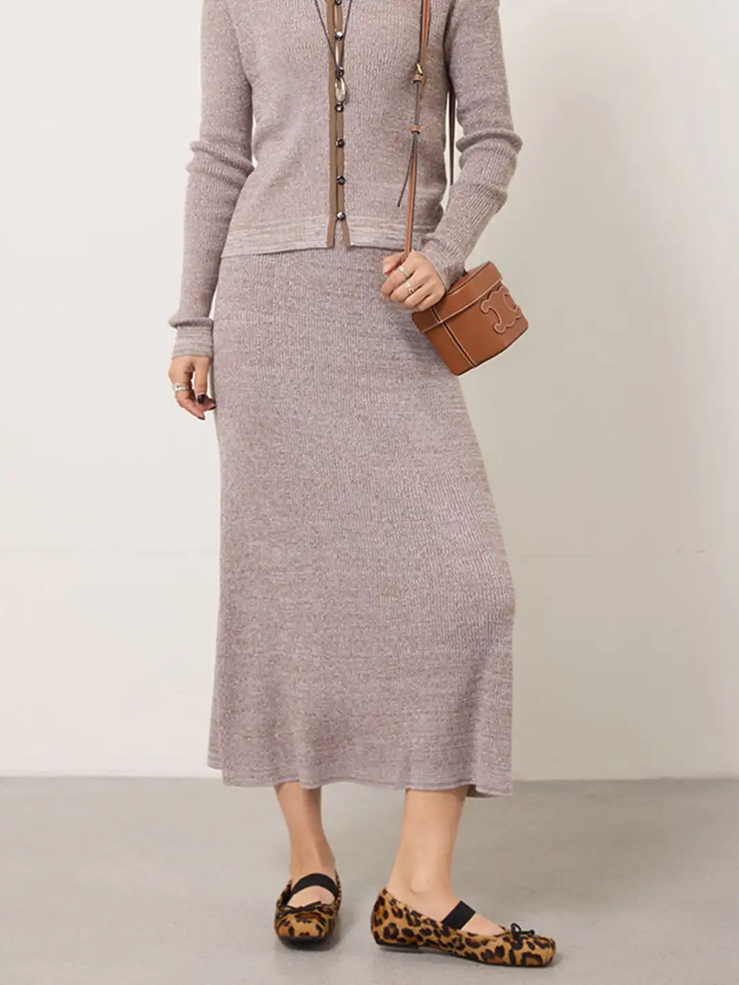 MILU | Bow-Tie Square-Toe Low-Cut Flat Shoes