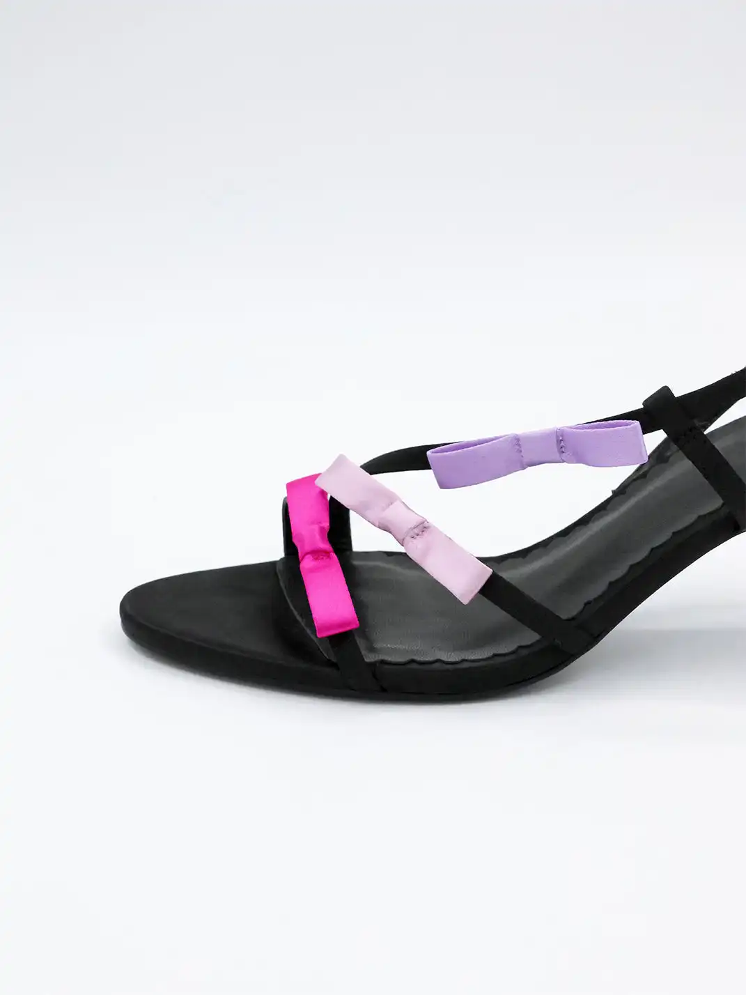 ElegiFemme | Strappy High-Heeled Sandals With Bow