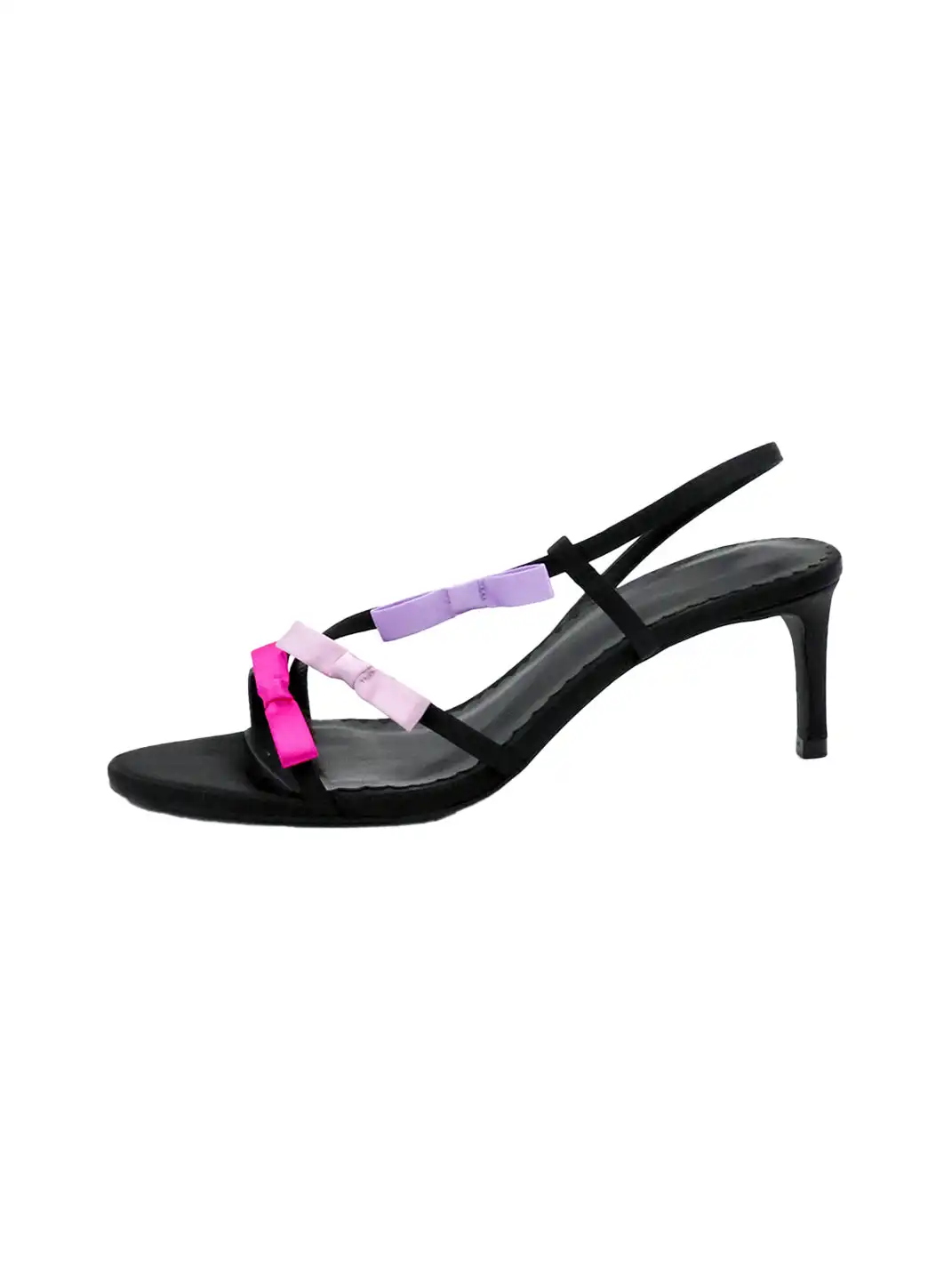 ElegiFemme | Strappy High-Heeled Sandals With Bow