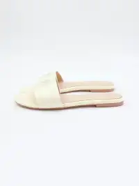 ElegiFemme | Bow-Knot Rhinestone Flat Sandals