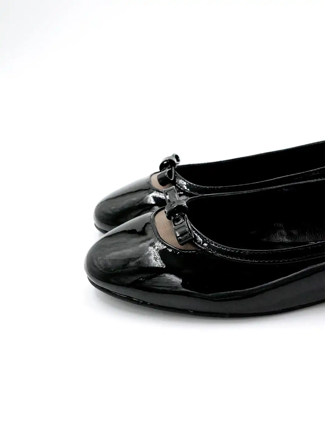 ElegiFemme | Round-Toe Heart-Shaped Ballet Shoes