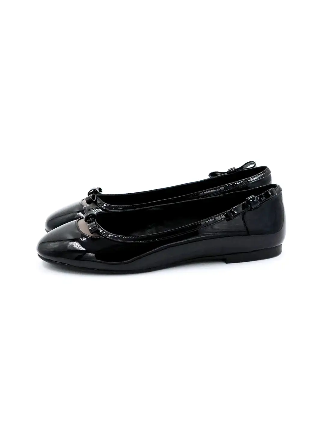 ElegiFemme | Round-Toe Heart-Shaped Ballet Shoes