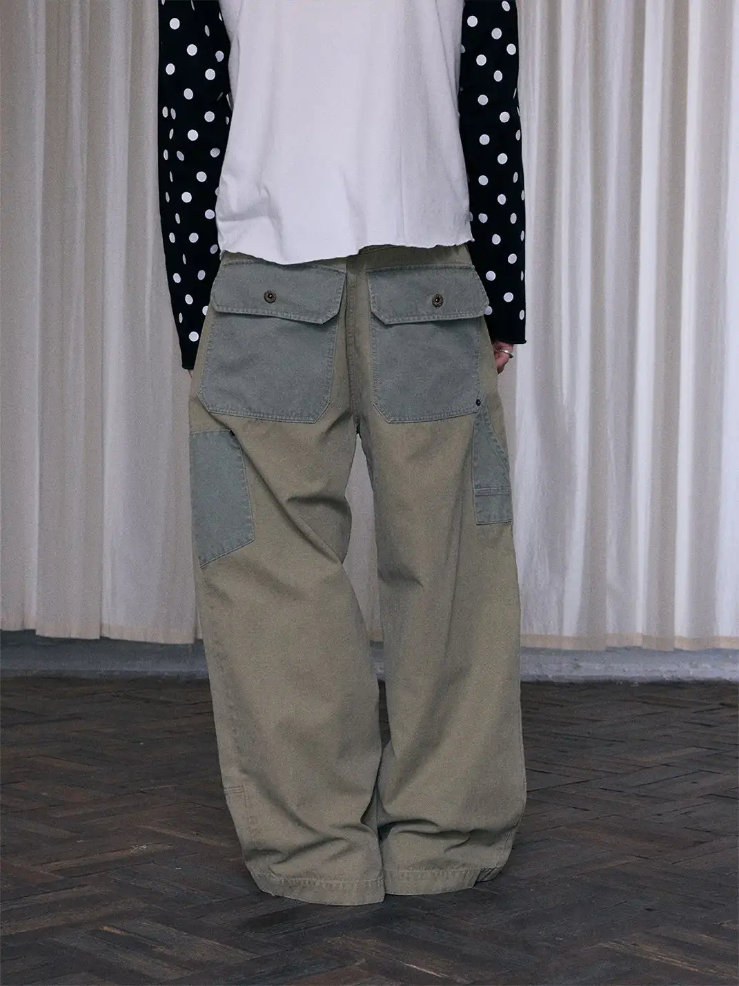 Ins Gale | Double-Panel Work Pants