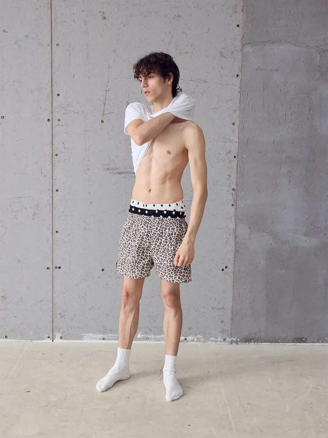 Ins Gale | Polka Dot Lightweight Breathable Lounge Pants